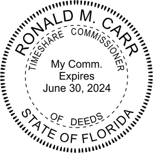 State of Florida Commissioner of  Time Share Deeds