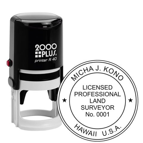State of Hawaii Land Surveyor Seal