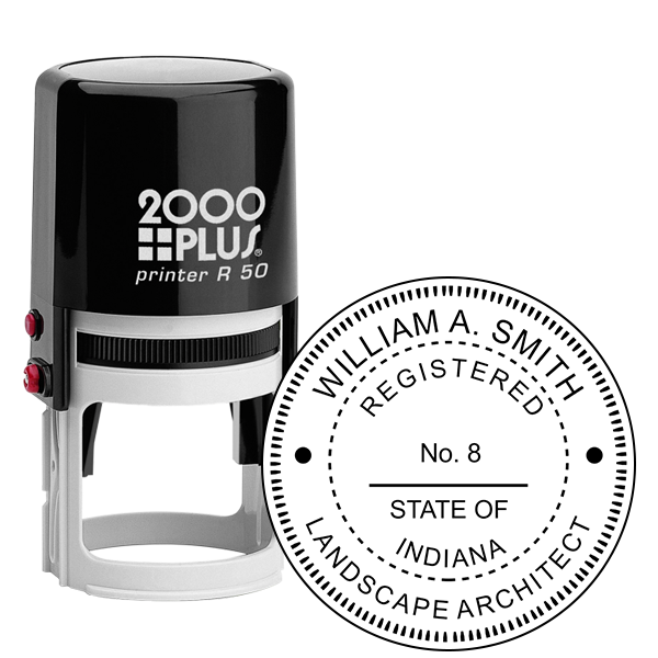 State of Indiana Landscape Architect Seal