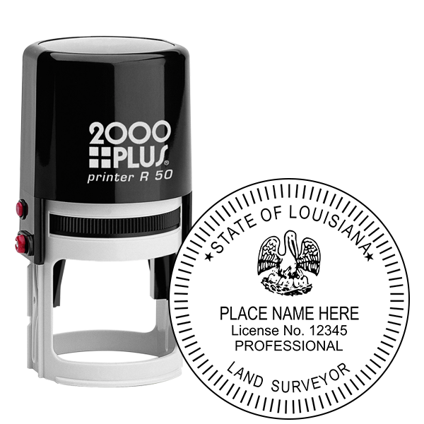 State of Louisiana Land Surveyor Seal