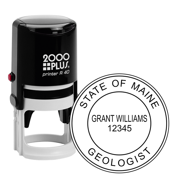 State of Maine Geologist Seal