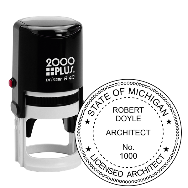 State of Michigan Architect Seal