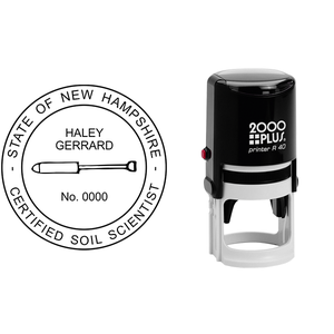 State of New Hampshire Soil Scientist Seal Body and Imprint