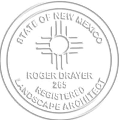 State of New Mexico Landscape Architect Seal - alternate view