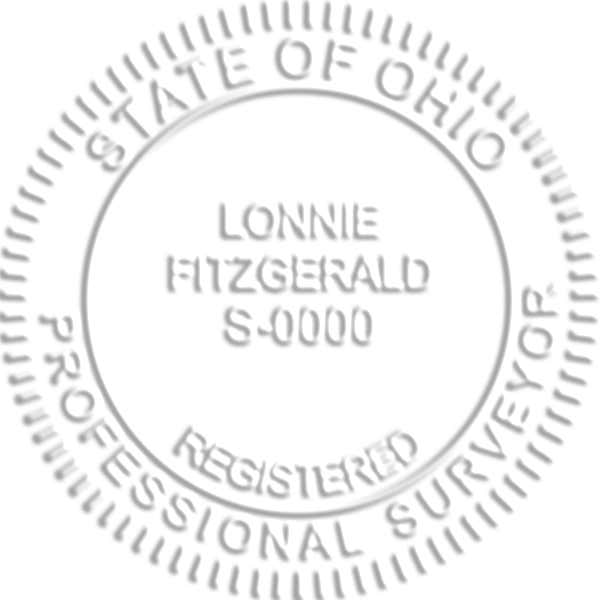 State of Ohio Land Surveyor Embosser Seal
