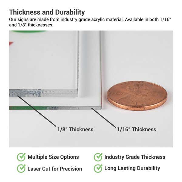 Infographic Showing the Thickness Differences