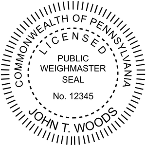 State of Pennsylvania Weighmaster