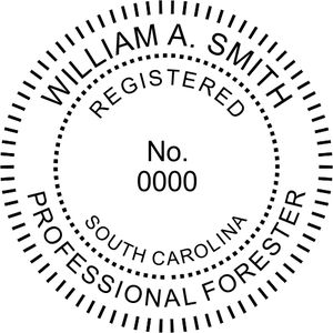 State of South Carolina Forester Stamp