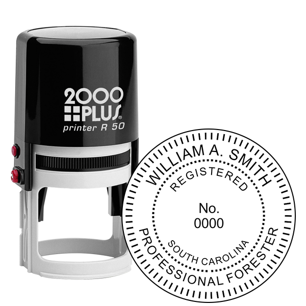 State of South Carolina Forester Stamp Seal