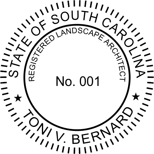 South Carolina Landscape Architect Seal