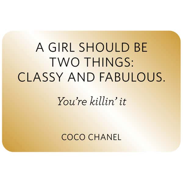 Classy and Fabulous Refrigerator Magnet by 417 Press
