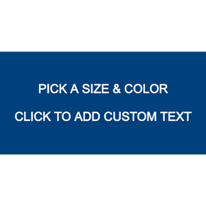 Custom Engraved Sign - Horizontal Large
