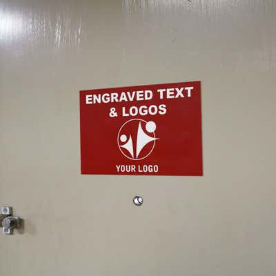 Medium Horizontal Engraved Sign - alternate view
