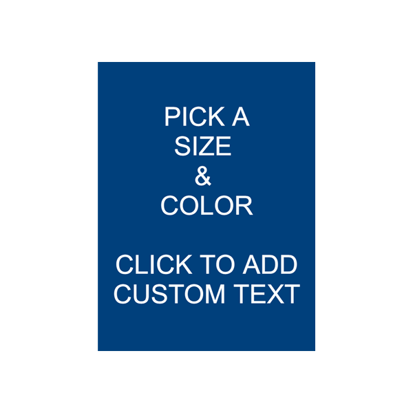 Custom Engraved Sign - Vertical Medium