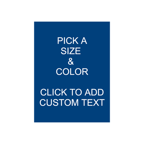 Medium Vertical Engraved Sign