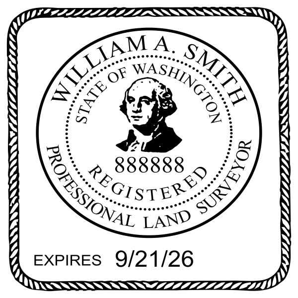 State of Washington Land Surveyor
