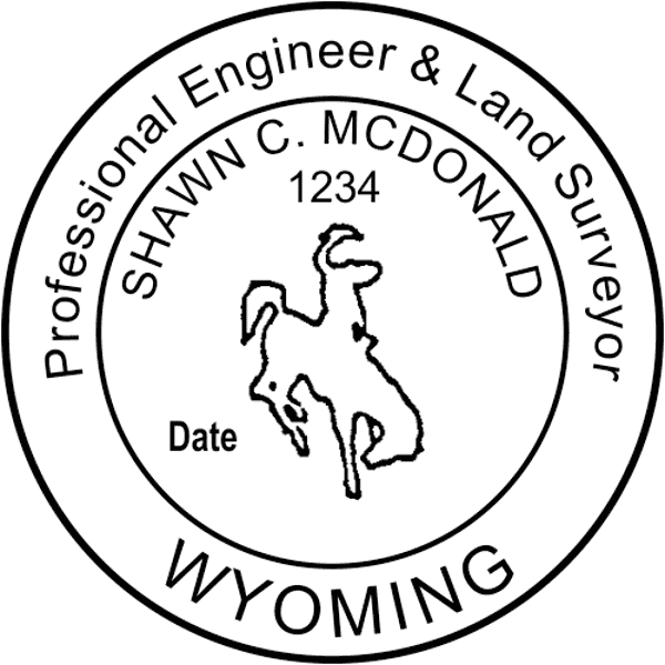 State of Wyoming Engineer Surveyor