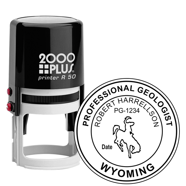 State of Wyoming Geologist Seal