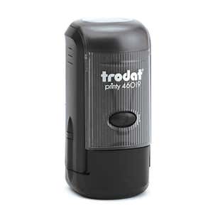 Trodat 46019 Round Self-Inking Stamp in its original state