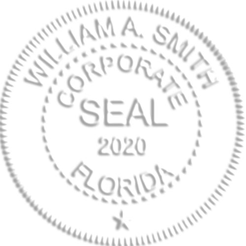 Corporate Seal Embosser With Year