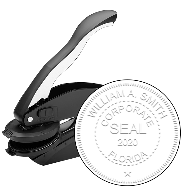 Corporate Seal Embosser With Year