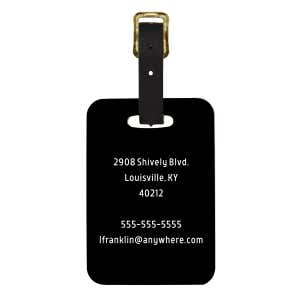 Custom Luggage Tag