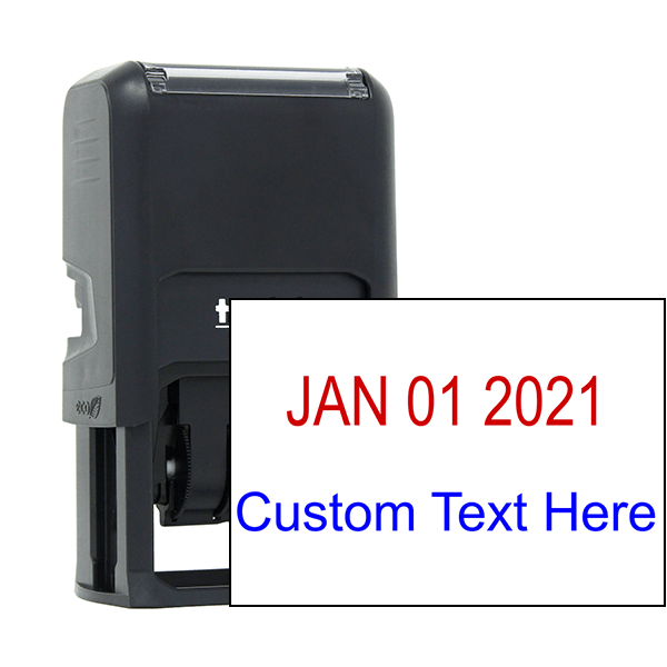 Self-Inking Dater Stamp with Custom Text