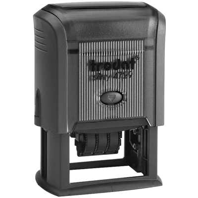 Self-Inking Custom Three Line Dater Stamp - alternate view