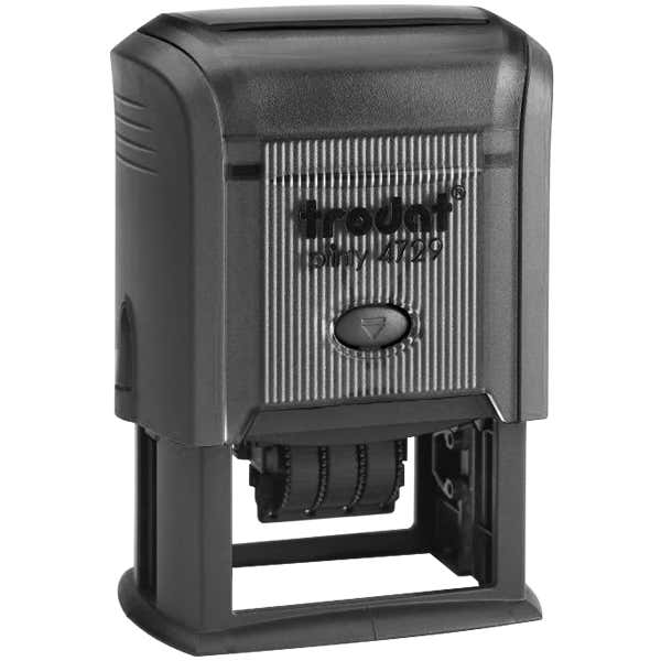 Self-Inking Custom Three Line Dater Stamp