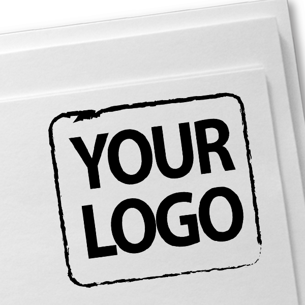 XL Custom Logo Stamp Imprint Example