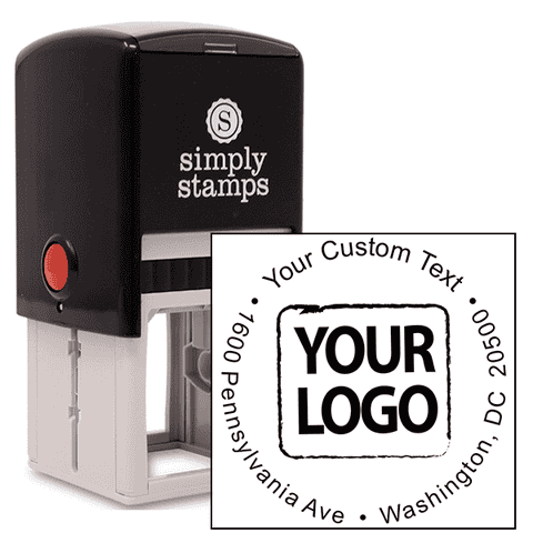 Custom Simple Round Logo Stamp