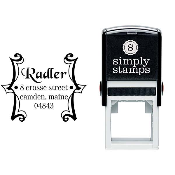 Radler Framed Address Stamp & stamp model body