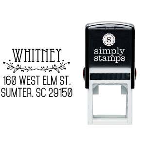 Cherry Tree Address Stamp & stamp model body