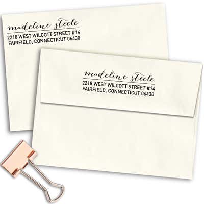 Madeline Simple Address Stamp - alternate view