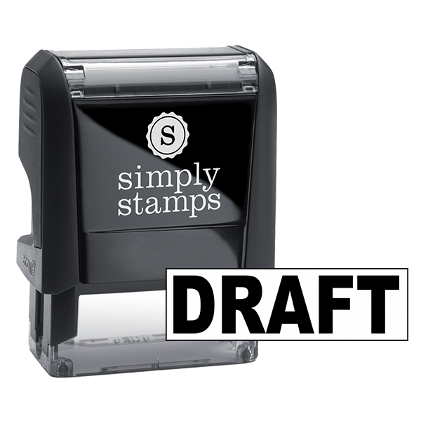 Draft Bold Stock Stamp