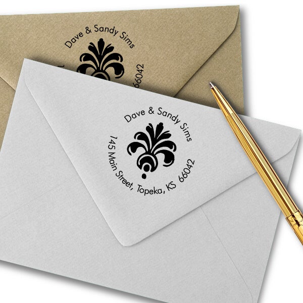 Feather Address Stamp