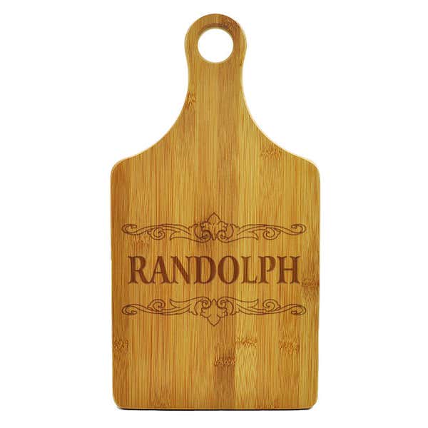 Custom Last Name Paddle Cutting Board
