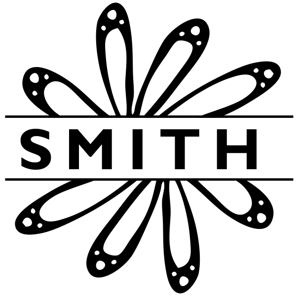 Petals Monogram Stamp