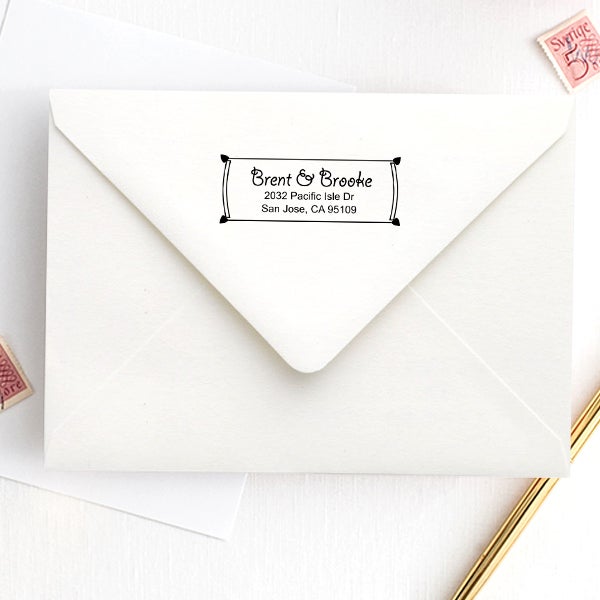 Couples Address Stamp