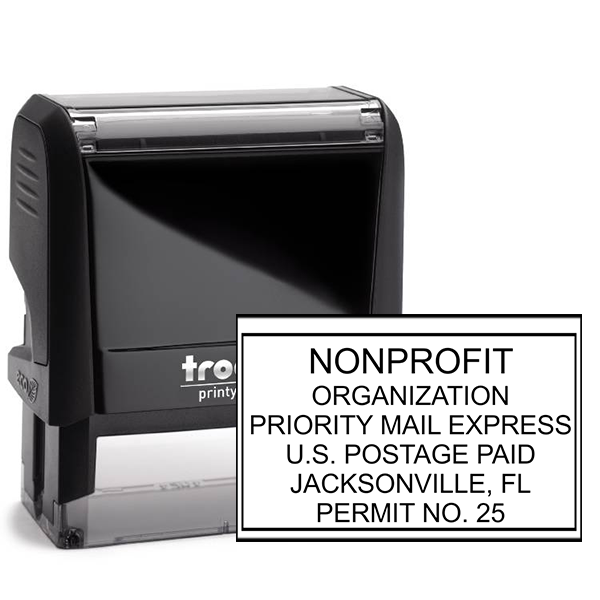Non-Profit Organization Postage Permit Stamp