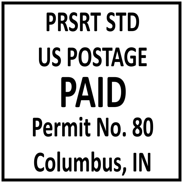 Pre-Sorted Standard Postage Paid Permit Stamp