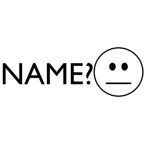 Straight Faced NAME? Teacher Stamp