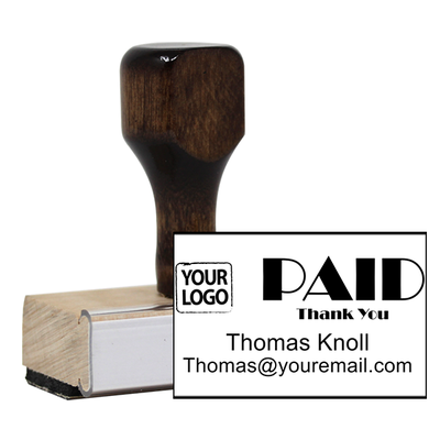 Custom PAID Logo Stamp - alternate view