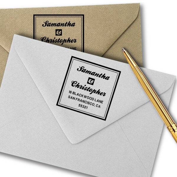 Blackwood Square Address Stamp