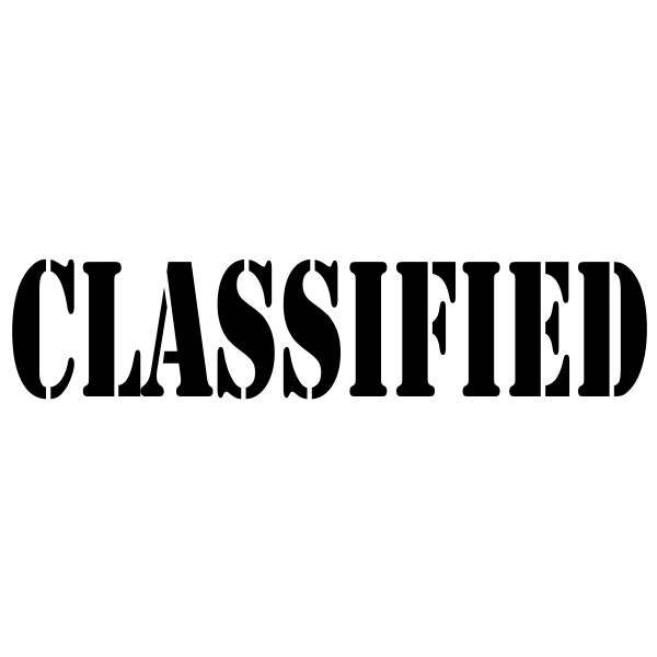 CLASSIFIED Stock Stamp