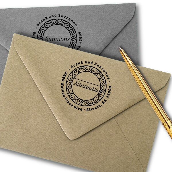 Simmons Return Address Stamp