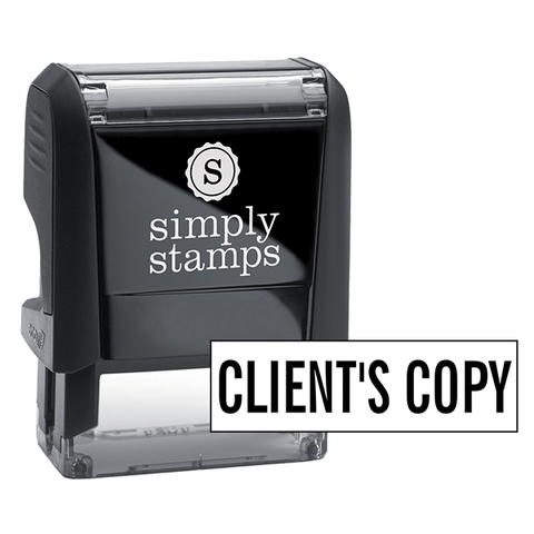 Client's Copy Stock Stamp