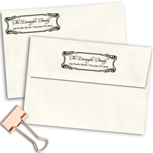 Devaughn Plate Address Stamp