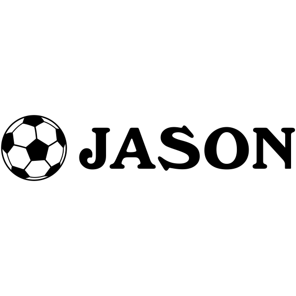 Soccer Ball Name Stamp