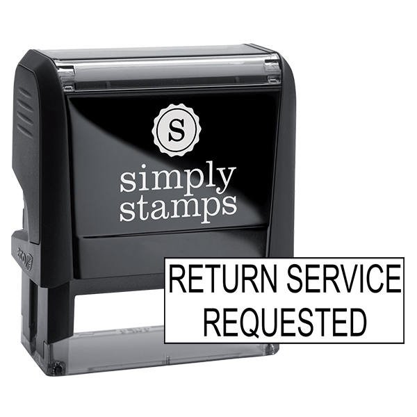 Return Service Requested Stock Stamp